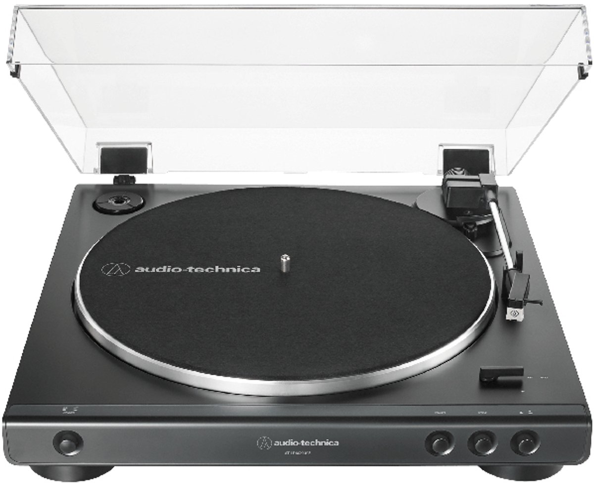 Audio-Technica AT-LP60XUSB Draaitafel met riemaandrijving Grijs, Metallic