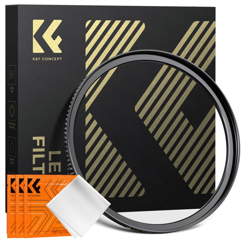 K&F Concept Premium Step-Up Ring Messing - 67-82mm