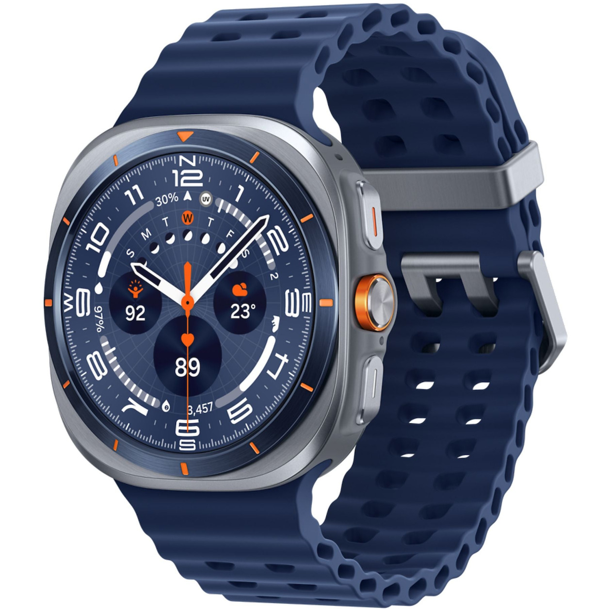 Samsung Galaxy Watch Ultra (2025) 4G Titanium 47mm Smartwatch Blauw