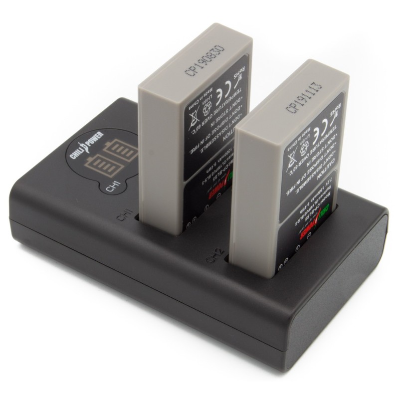 ChiliPower BLS-5 Olympus USB Duo Kit - Camera accu set