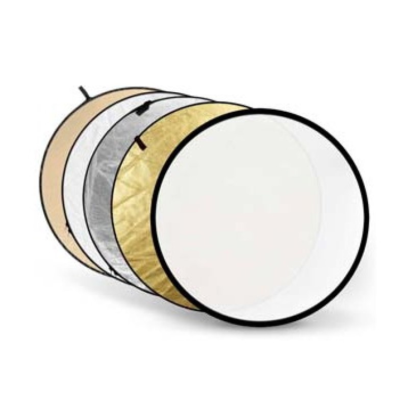 Godox reflectieschermen 5-in-1 Gold, Silver, Soft Gold, White, Translucent - 110cm