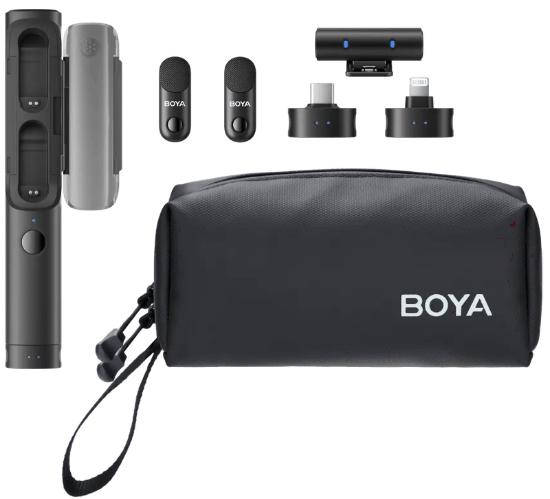Boya Magic 02 voor Usb C, Lightning & 3,5mm