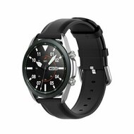 Classic leren bandje - Zwart - Huawei Watch GT 6 / GT 7 / GT 6 pro / GT 7 pro - 46mm
