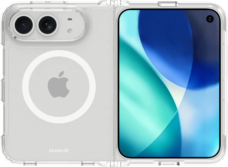 BlueBuilt Protective Back Cover met MagSafe iPhone Duo Transparant