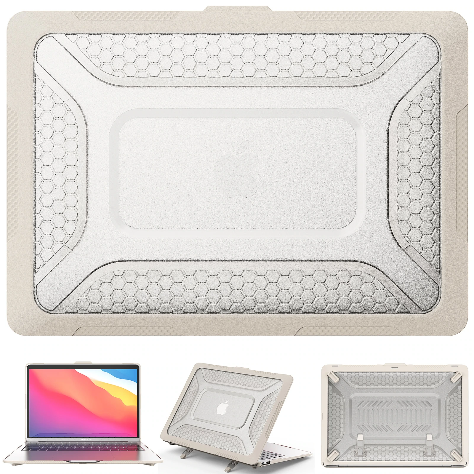 Turtle Shift Laptopcover Shield MacBook Air 13 inch 2020/2018 - Beige