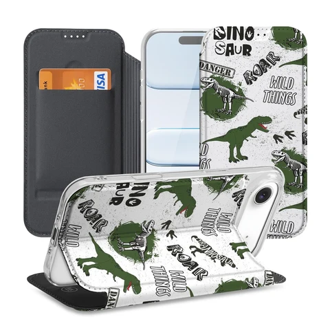 Apple iPhone Air | Standcase | Hoesje Dinosaurus