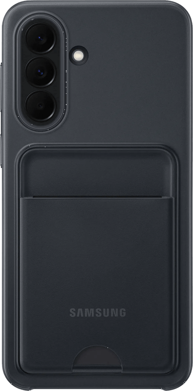 Samsung Galaxy A37 Card Slot Back Cover Zwart