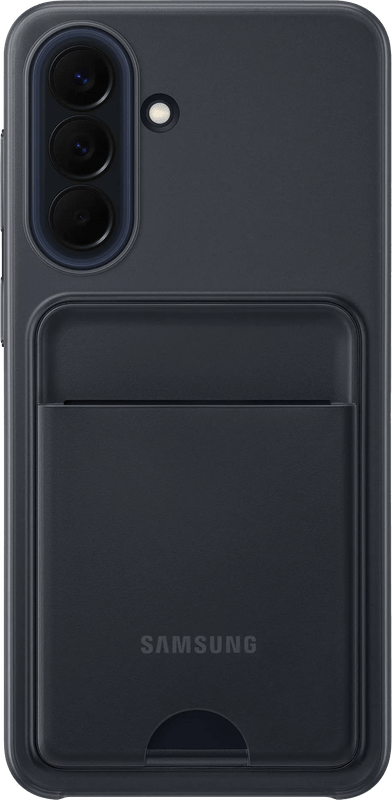Samsung Galaxy A57 Card Slot Back Cover Zwart