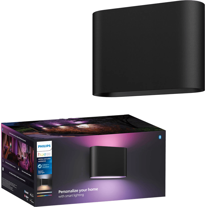 Philips Hue Dymera muurlamp - White and Color - Zwart