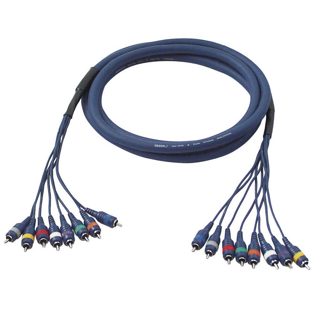 DAP FL65 Multikabel 8x RCA naar 8x RCA 3m