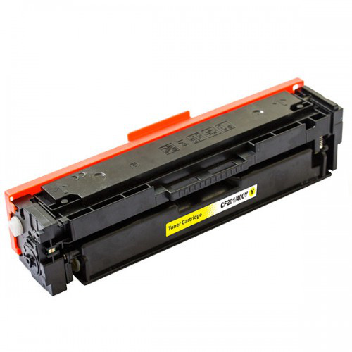 Huismerk HP 201X (CF402X) / Canon 045H toner geel
