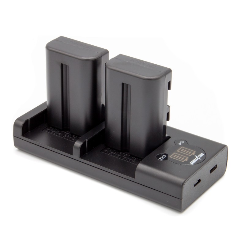 ChiliPower NP-FM500H Sony USB Duo Kit - Camera accu set