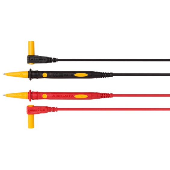 2 Meetsnoeren CAT IV 600V 15A 75 cm