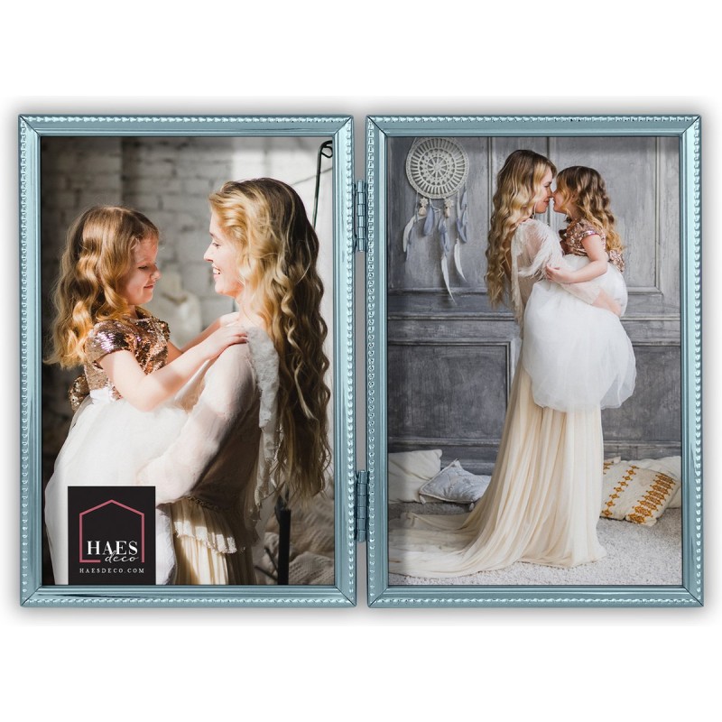 Haes Deco Duo Verzilverde Fotolijst Parma voor 2 foto's van 10x15 cm - DVP12415-1