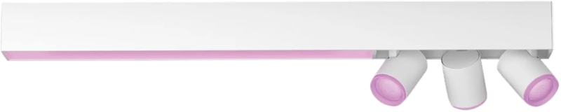 Philips Hue Centris Opbouwspot White and Color - Wit - Rechthoek - 3-spots