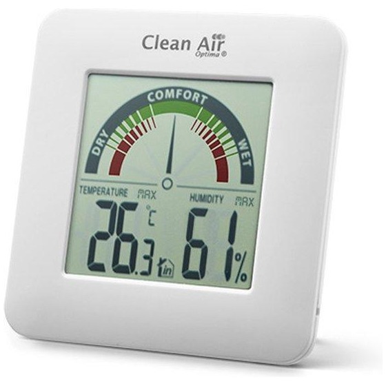 Clean Air Optima HT-01W hygro-thermometer Klimaat accessoire Wit