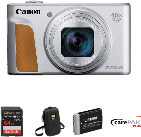 Canon PowerShot SX740HS Lite Travel Kit Zilver