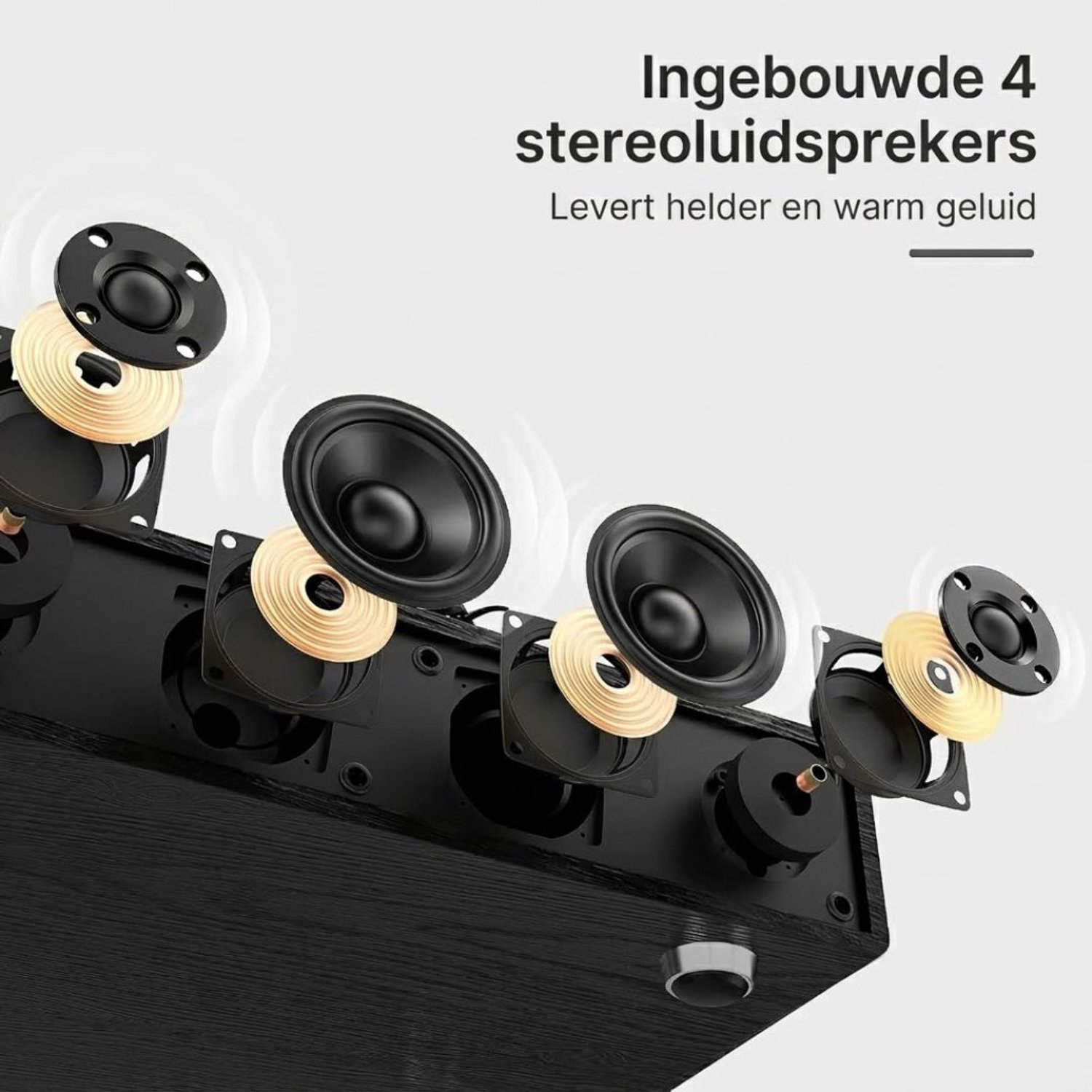 ApexArte® Platenspeler Bluetooth - CD Speler met Speakers - Zwart