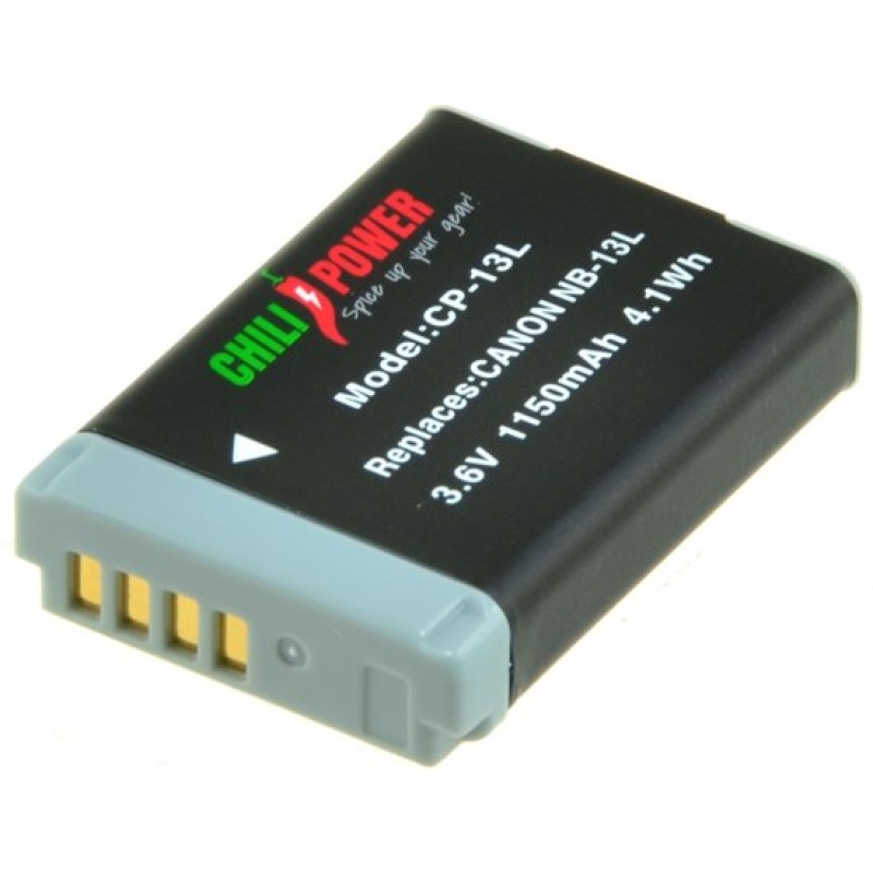 ChiliPower NB-13L accu voor Canon - 1150mAh
