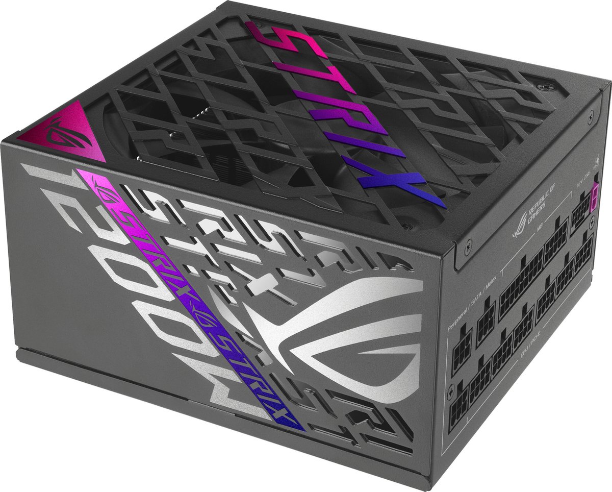 ASUS ROG Strix 1200W ATX Voeding | 80 PLUS Platinum | ATX 3.1 | PCIe 5.1 | Volledig Modulair