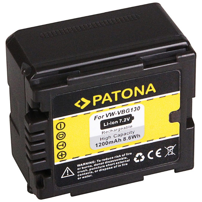 Panasonic VW-VBG130 accu (Patona)