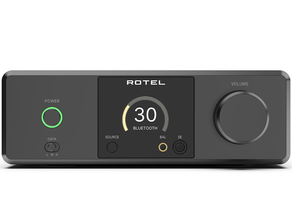 Rotel DX-3 hoofdtelefoonversterker zwart