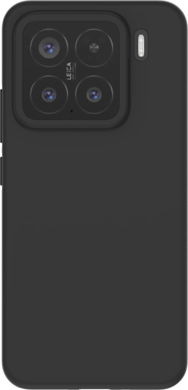 Just in Case Soft Design Xiaomi 17 Back Cover Zwart