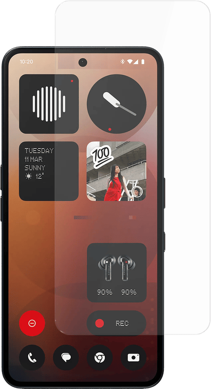 Just In Case Tempered Glass Nothing Phone (3a) Screenprotector