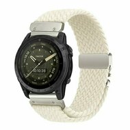 Braided nylon band met parachute sluiting - Sterrenlicht - Garmin Fenix 9 / 9 pro - 43mm