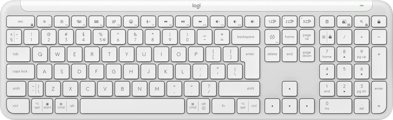 Logitech Signature Slim K950 Draadloos Toetsenbord Qwerty Wit