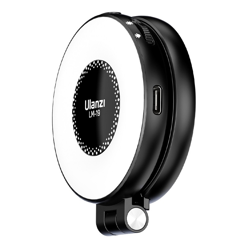 Ulanzi LM19 smartphone ringlicht met MagSafe en telefoonstandaard - zwart