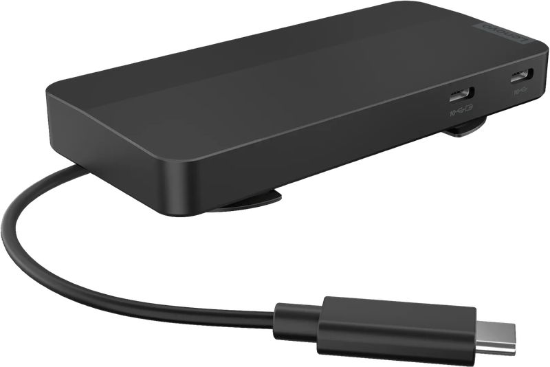 Lenovo USB-C-Travel Dock voor 2 schermen (met adapter)
