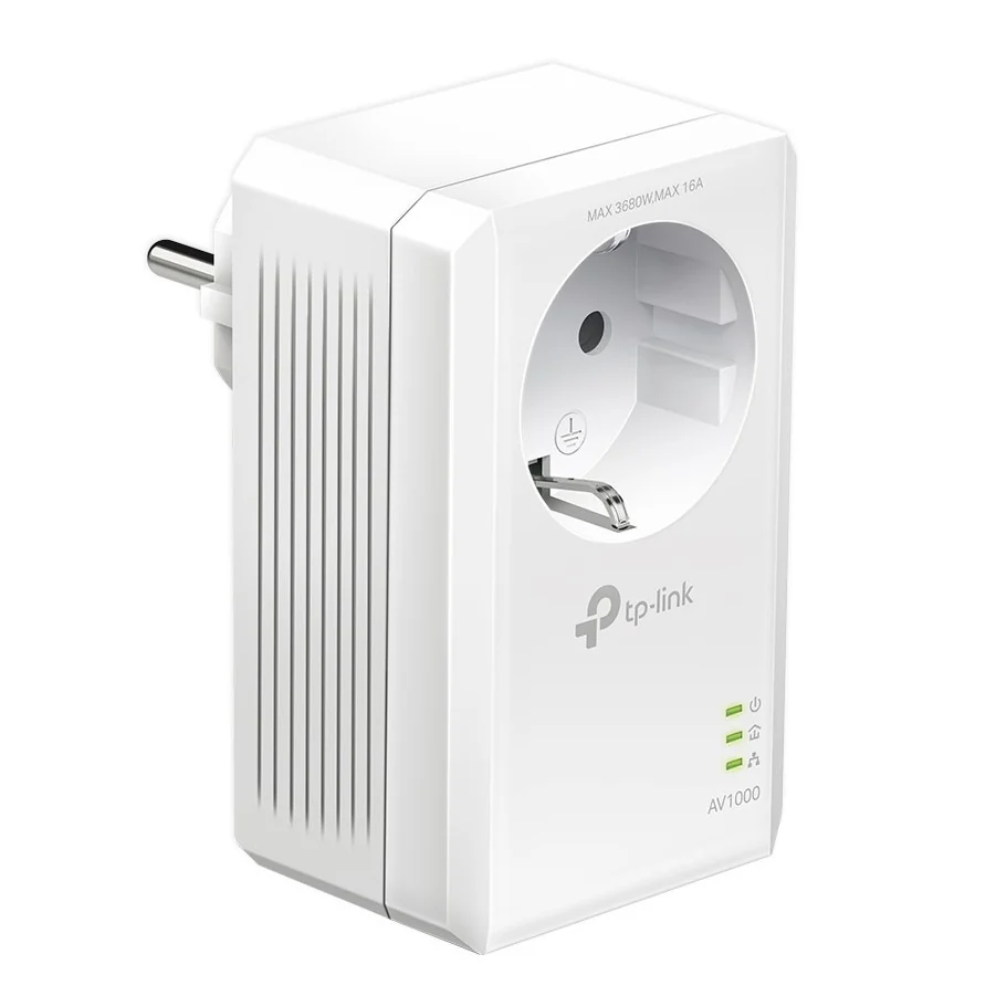 TP-Link TL-PA7017P KIT AV1000 Gigabit Passthrough Powerline Starterset Powerline Wit