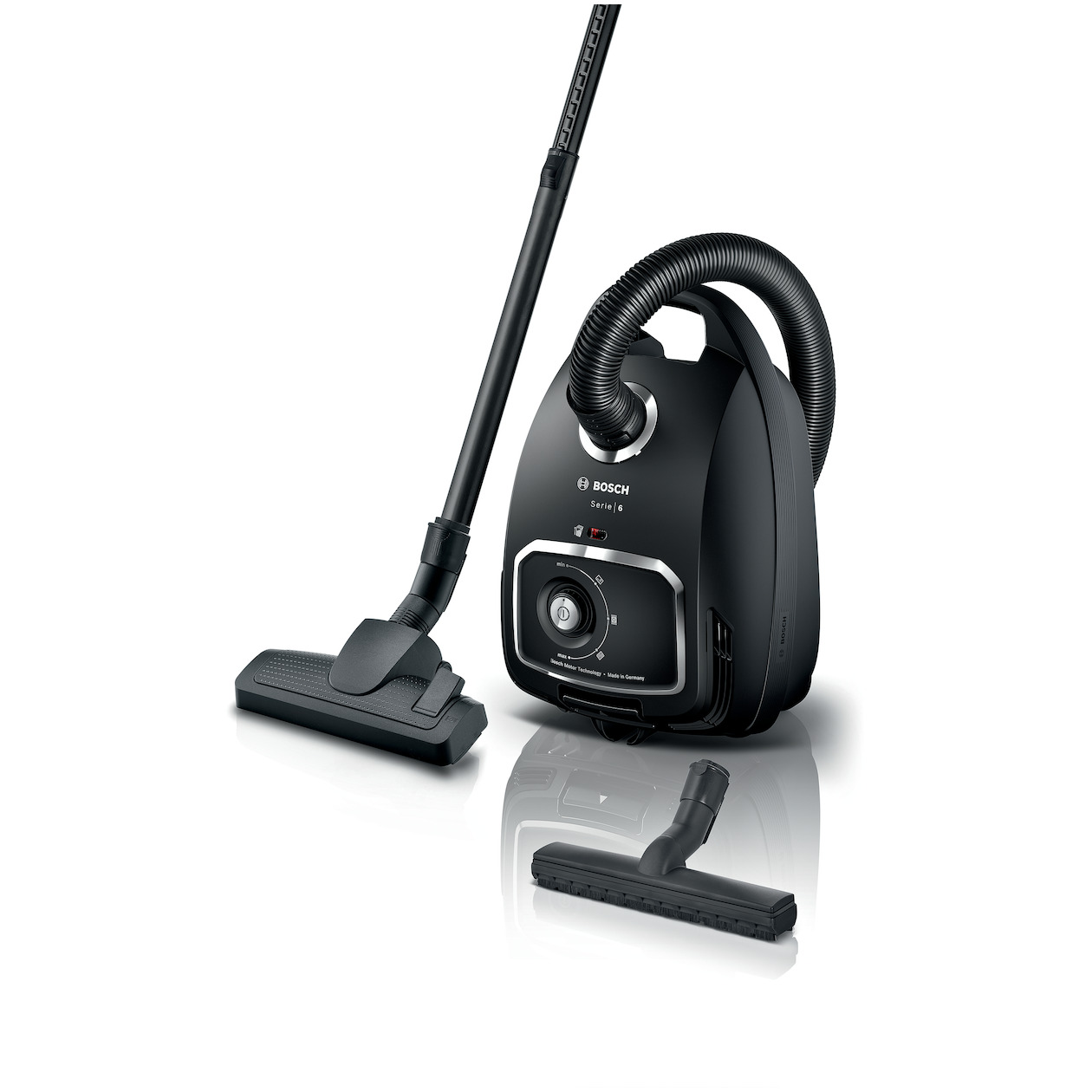 Bosch BGB6X320 Stofzuiger met zak Zwart