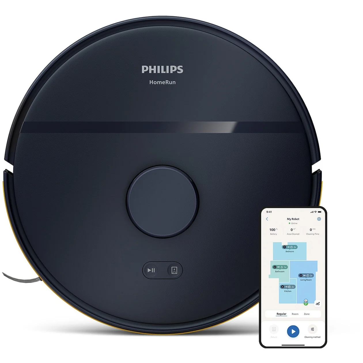 Philips XU2000/15 Robot stofzuiger Blauw