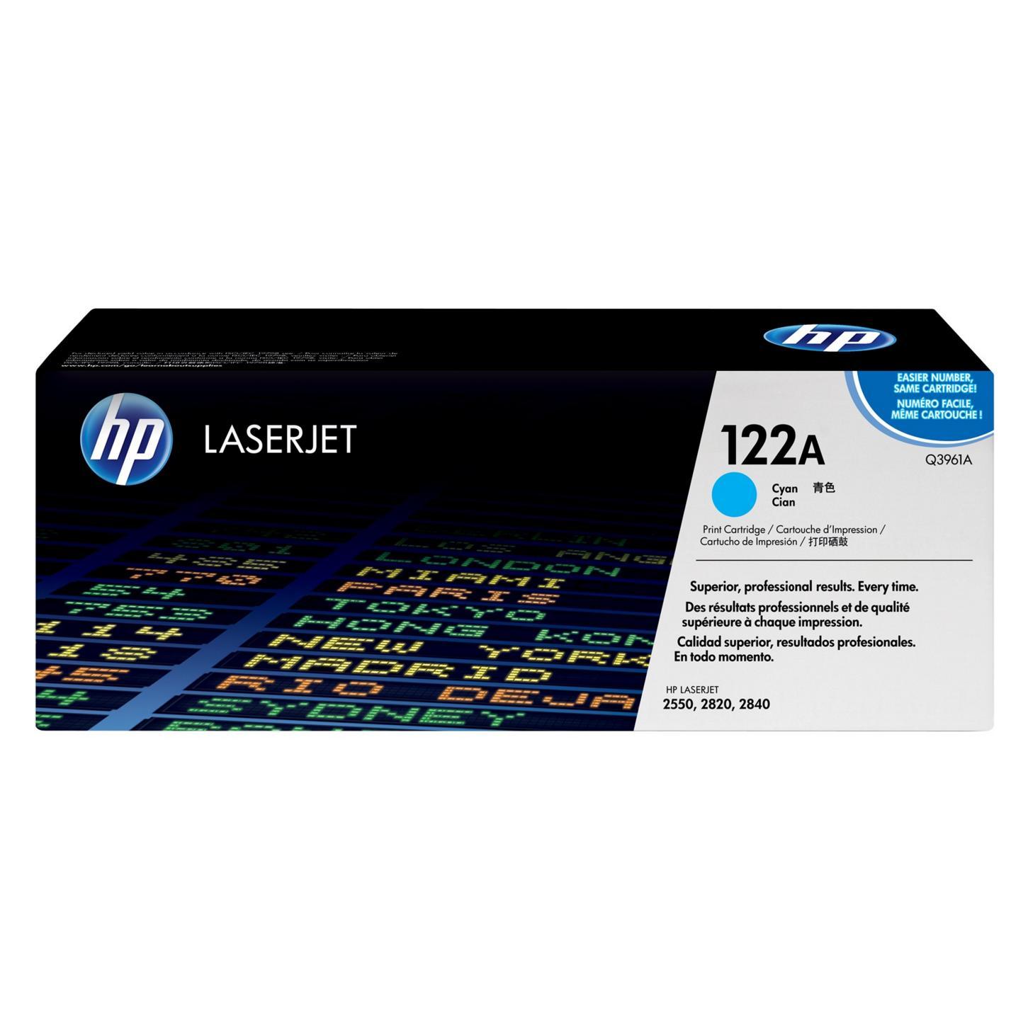 HP 122A toner cyaan
