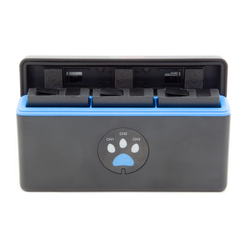ChiliPower GoPro Hero 13 oplaadcase via USB-C inclusief 3 accu's