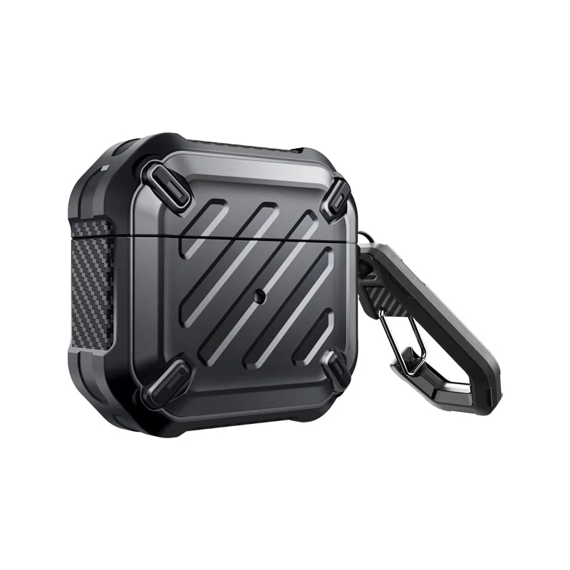 Supcase Unicorn Beetle Rugged Armor Apple AirPods 3 Case - Zwart