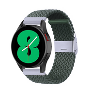 Braided nylon bandje - Donkergroen - Garmin Vivoactive 6 / Vivoactive 5 / Vivoactive 3