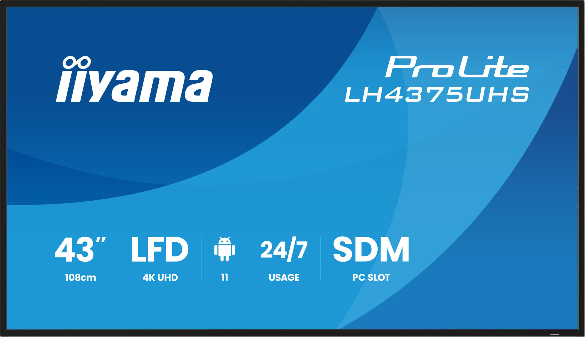 Iiyama ProLite LH4375UHS-B2AG monitor