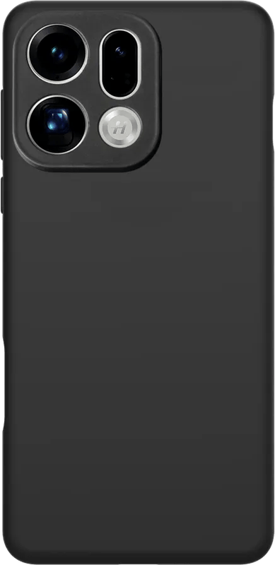 Just in Case Soft Design Oppo Find X9 Back Cover Zwart