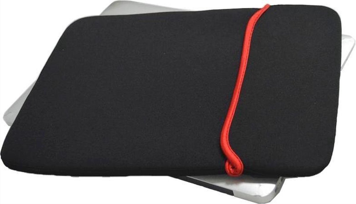 *** Universele Soft Sleeve Hoes ( 36 - 26cm ) - Bescherm je 14inch laptop/tablet met gemak - in Zwart/Black - van Heble® ***