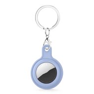 AirTag case gel series - sleutelhanger met ring - licht paars
