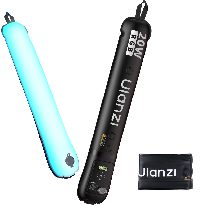 Ulanzi UA20 20W RGB air tube light met oplaadbare accu voor fotografie en videografie