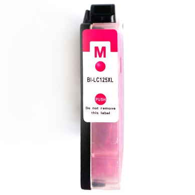 Huismerk Brother LC-125XLM cartridge magenta