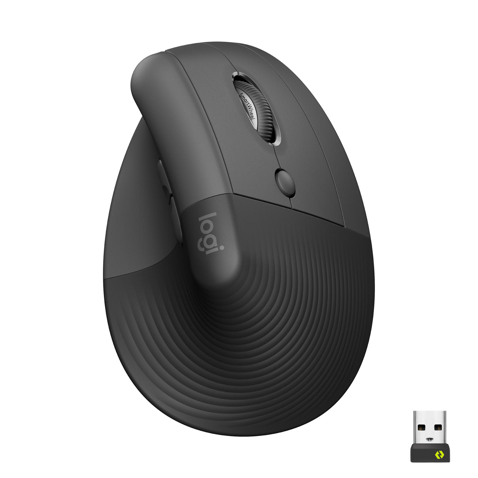 Logitech Lift verticale muis grijs