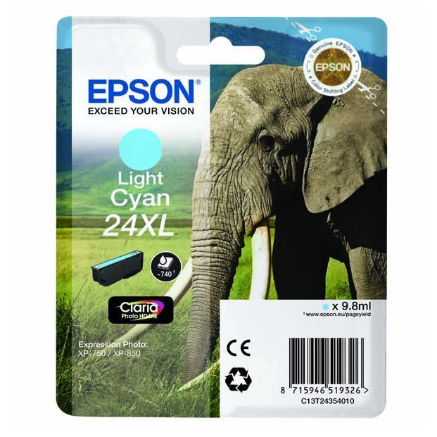 Epson 24XL licht cyaan