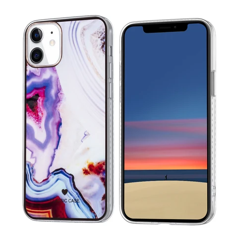 Classic Case Apple iPhone 12 Mini TPU Backcover hoesje - Crystal Gradient