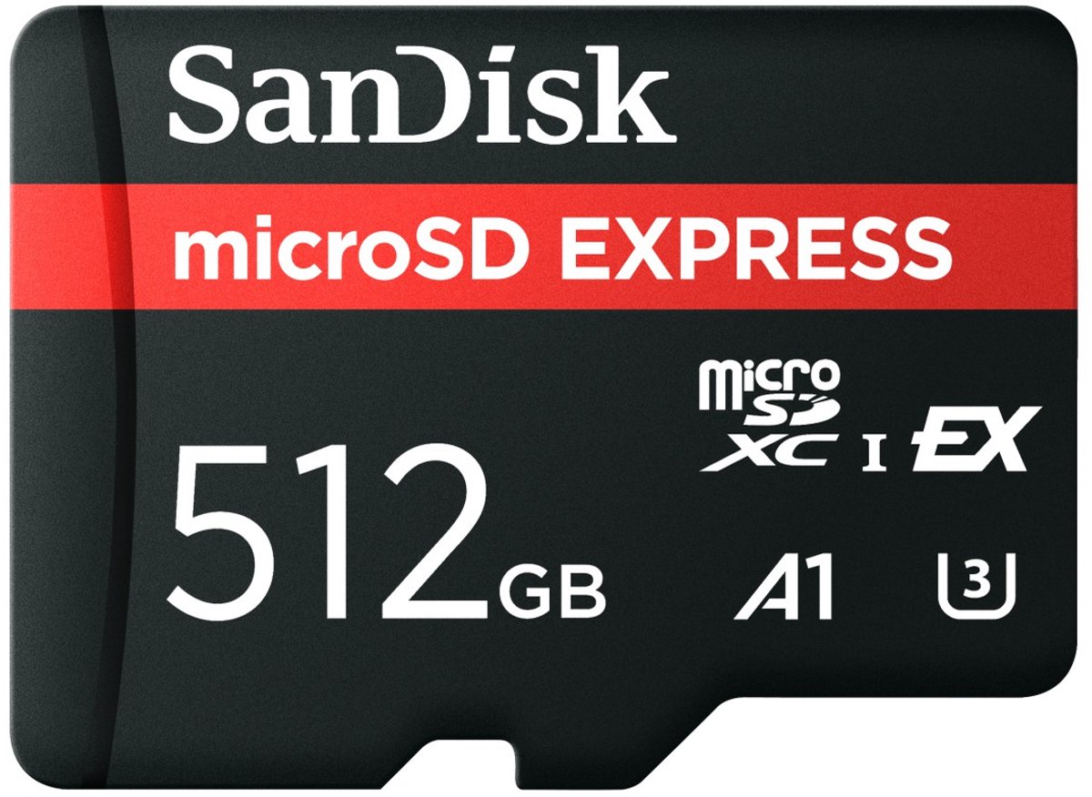 SanDisk MicroSD express Gameplay 512GB 880mb/650mb/s