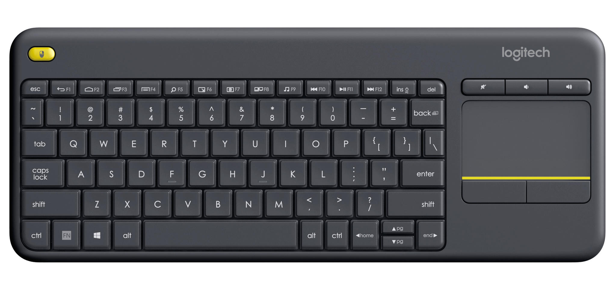 Logitech K400 Plus zwart